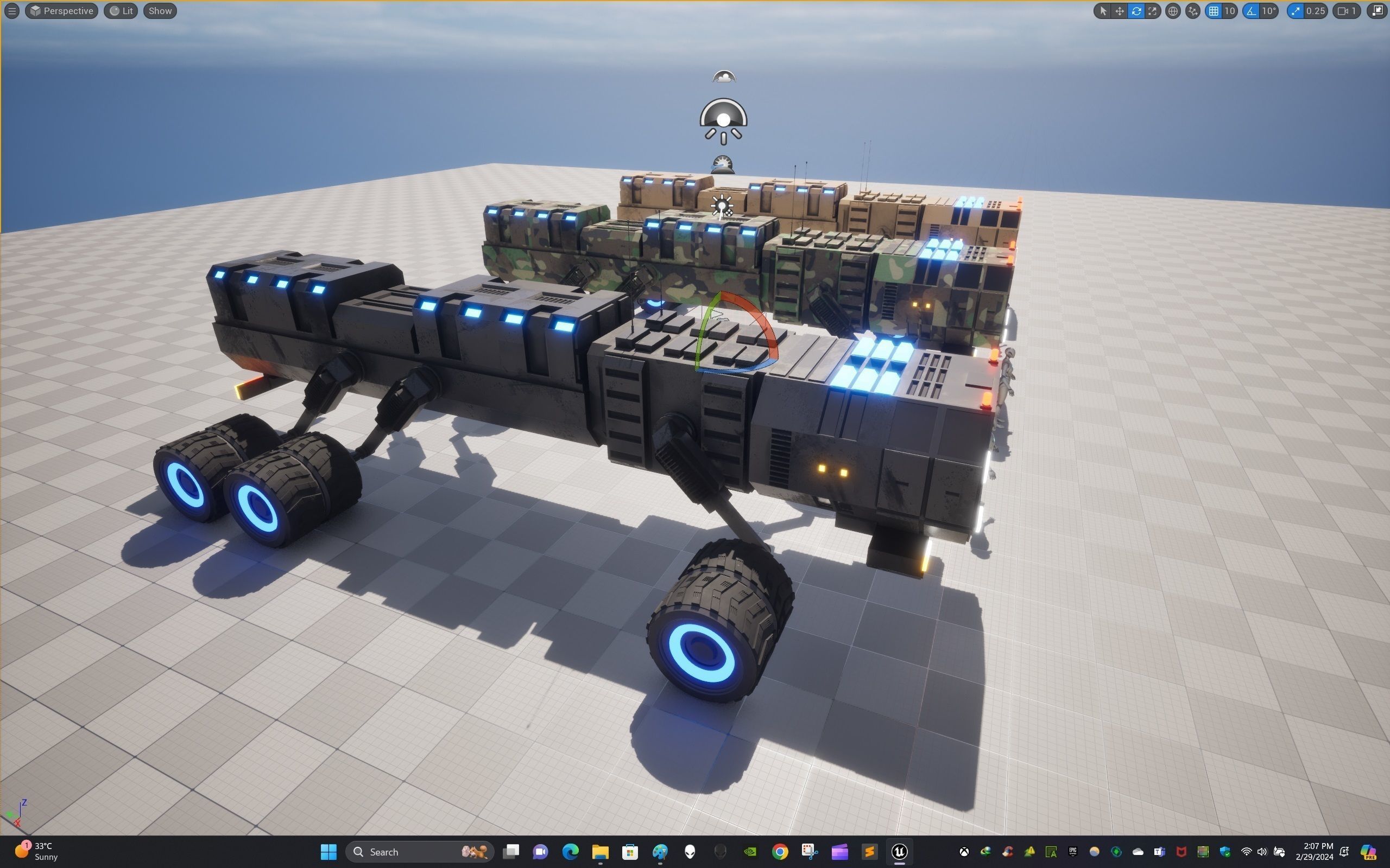 Rover Seven Low-poly 3D model_26