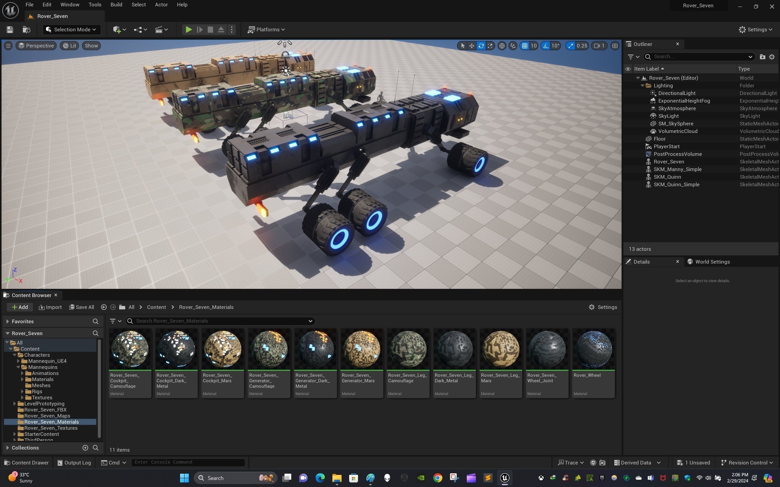 Rover Seven Low-poly 3D model_24