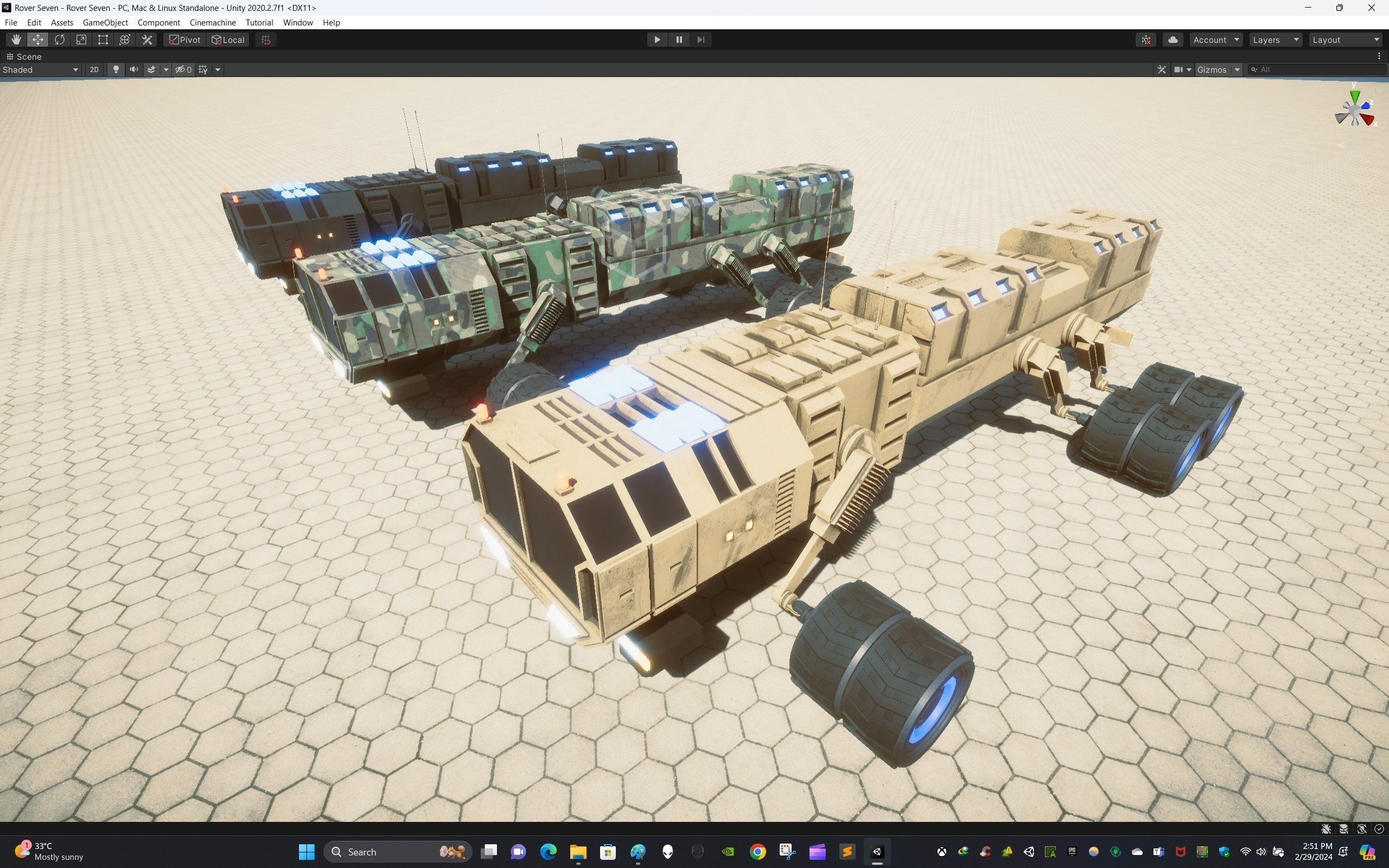 Rover Seven Low-poly 3D model_20