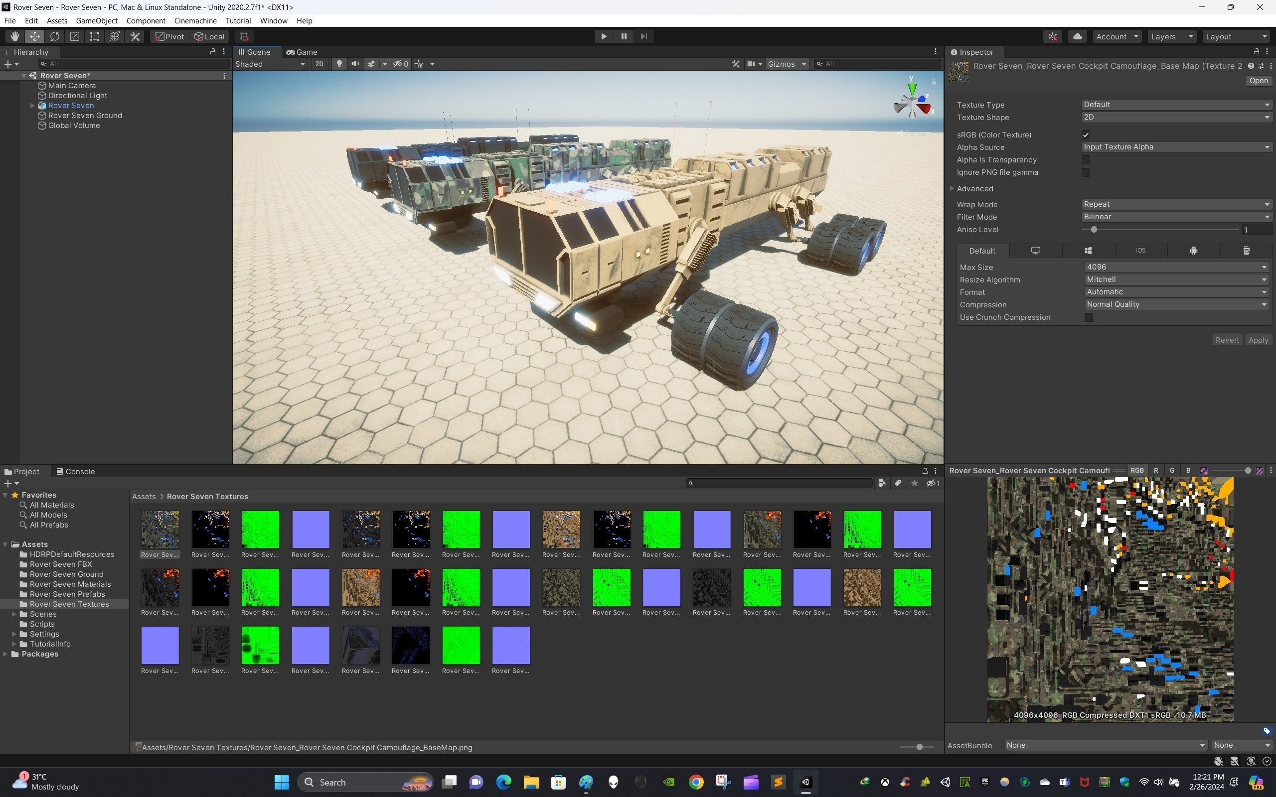 Rover Seven Low-poly 3D model_12