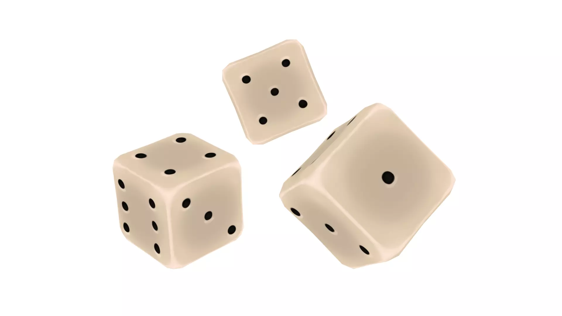 Dice - Hand Painted 3D model