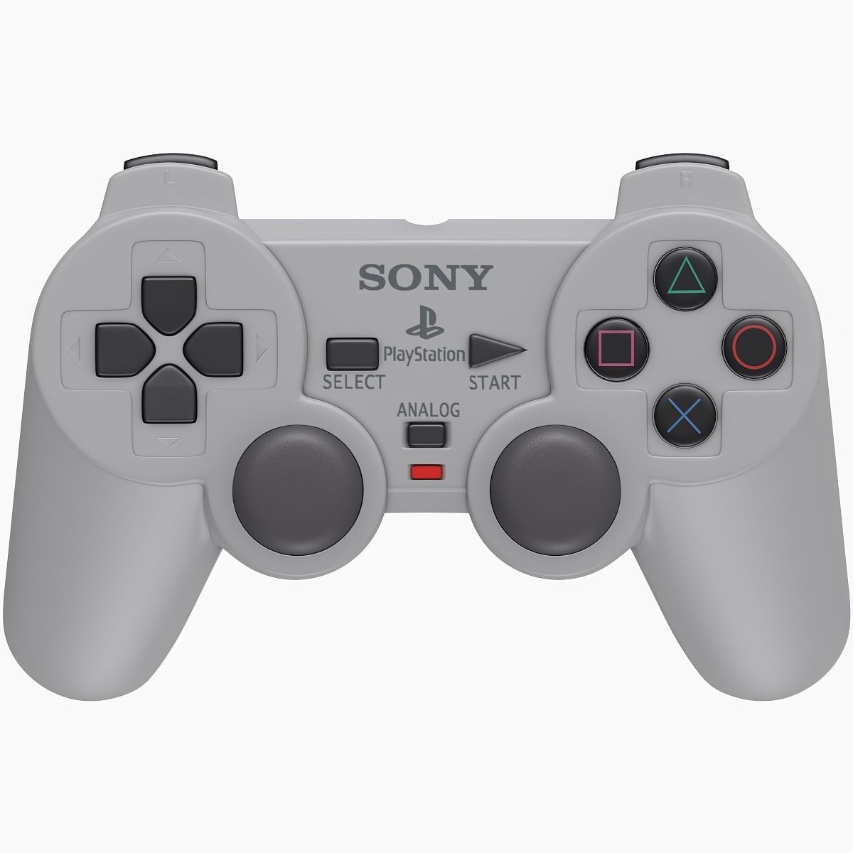 Ps1 Dual Shock Controller 3D model_2