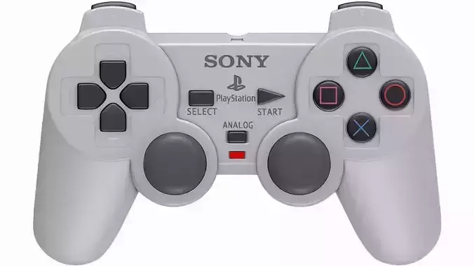 Ps1 Dual Shock Controller 3D model Ps1 Dual Shock Controller 3D model