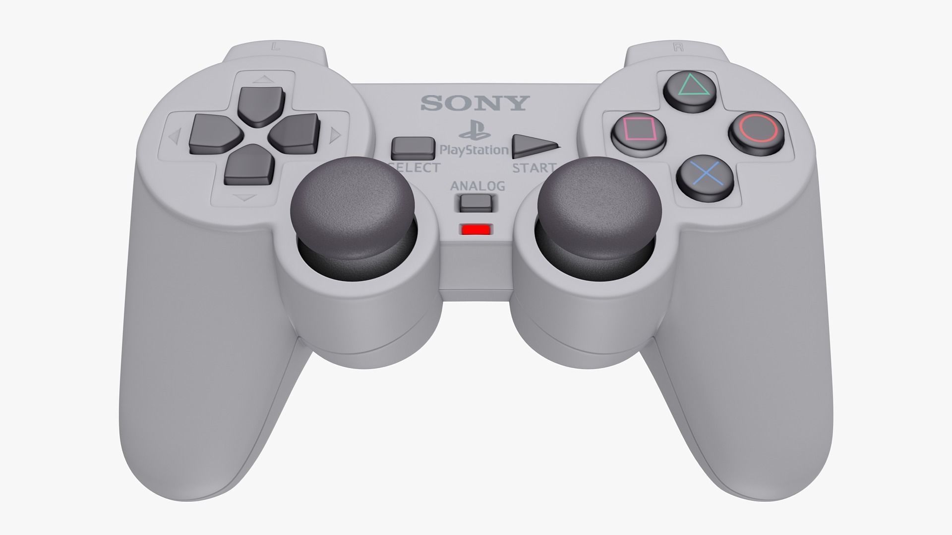 Ps1 Dual Shock Controller 3D model_3