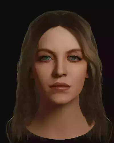 Sydney Sweeney Low Poly