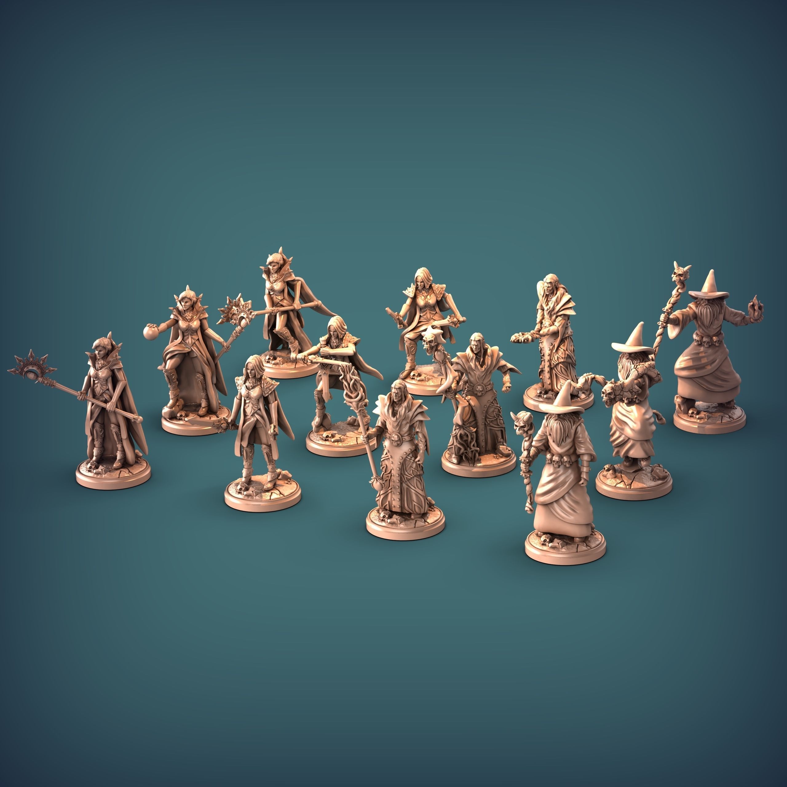 Dark Wizard Tower Pack 3D print model_4