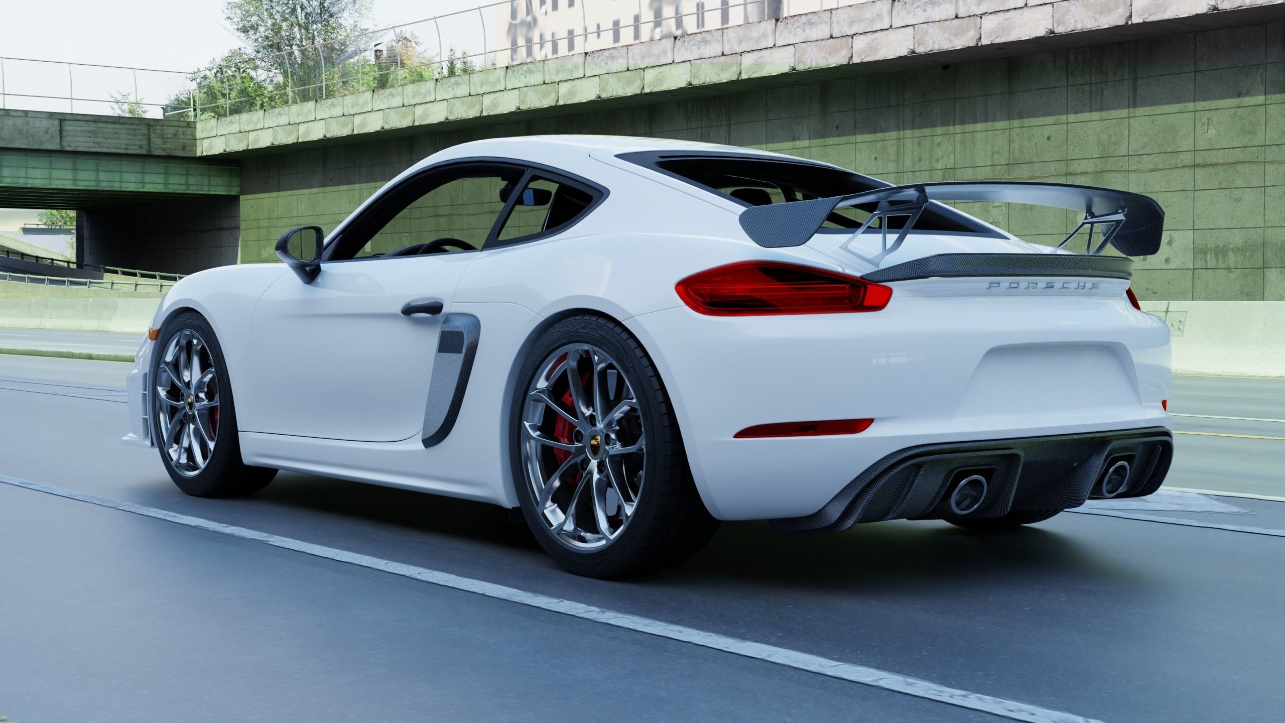 2020 Porsche 718 Cayman GT4 3D model_5