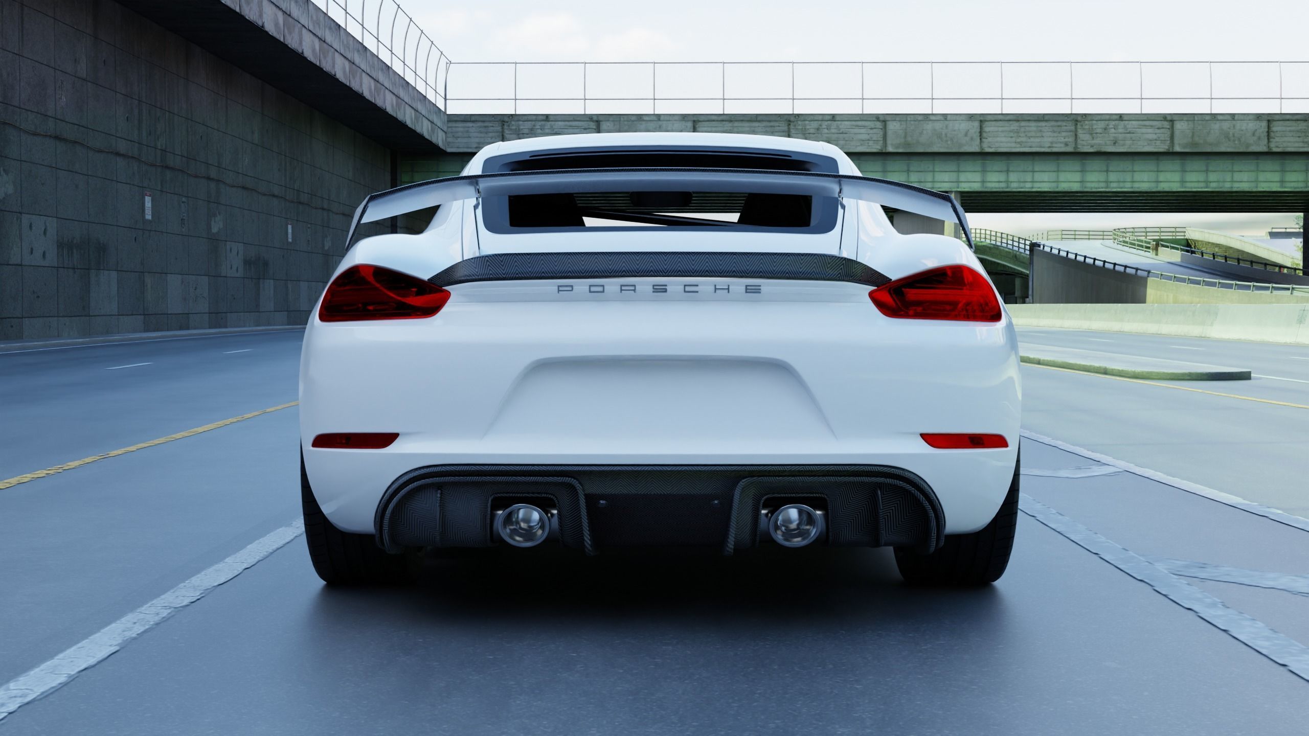 2020 Porsche 718 Cayman GT4 3D model_4