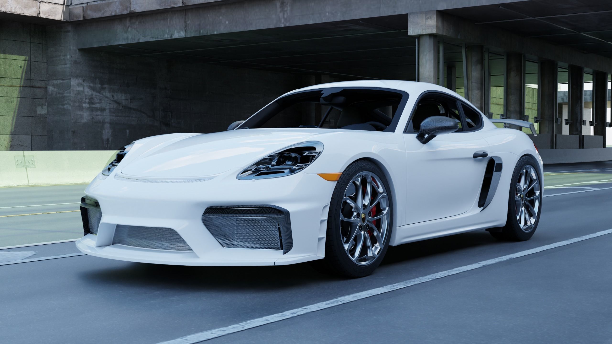 2020 Porsche 718 Cayman GT4 3D model_7