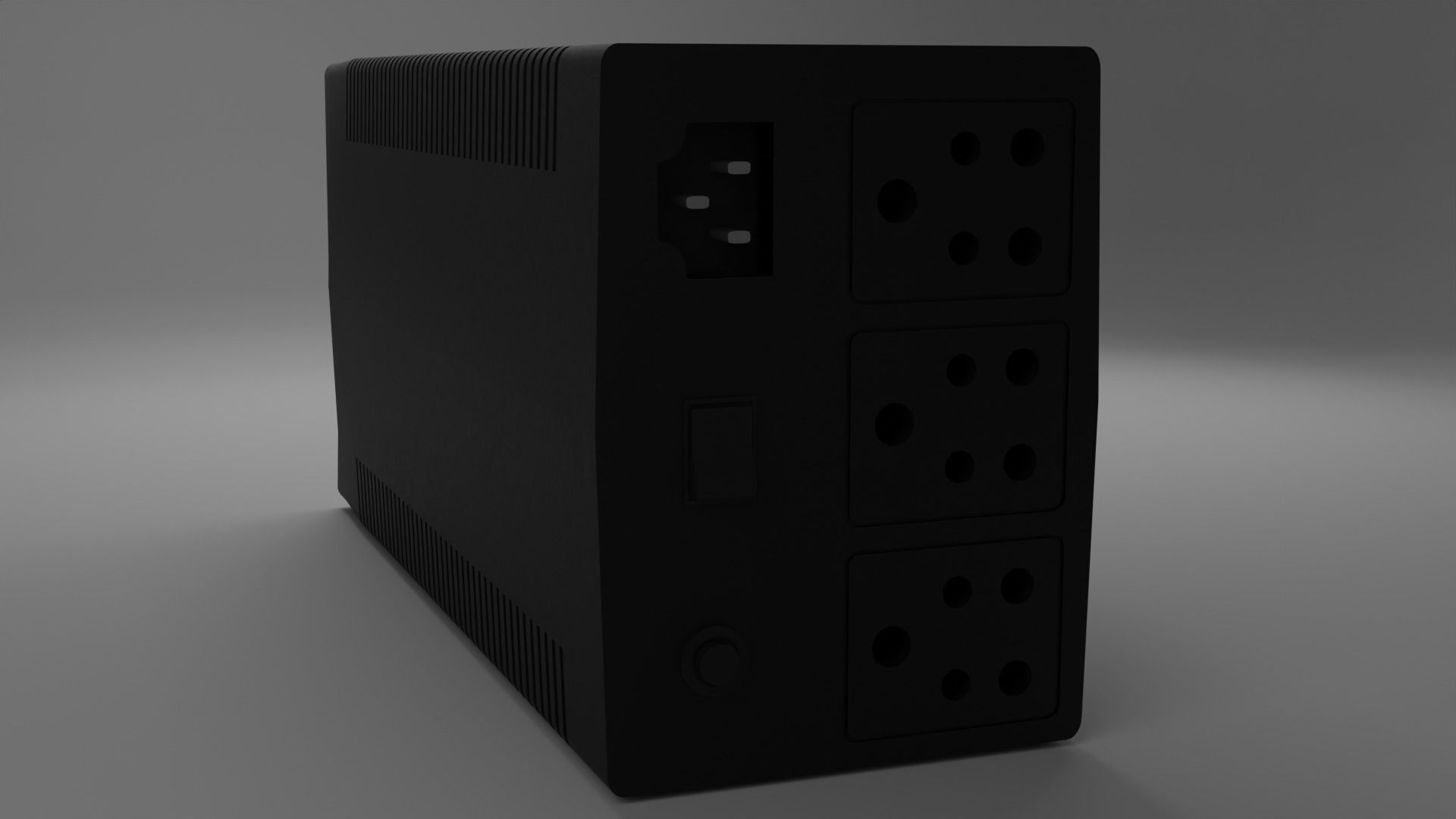 UPS - Uninterrupted Power Supply 3D model_1