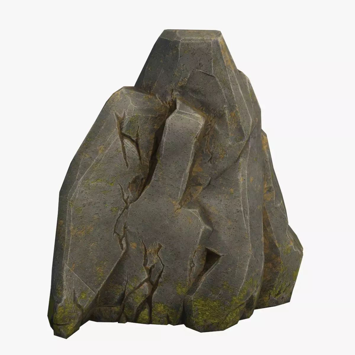 Stone  v4 Low-poly 3D model_0