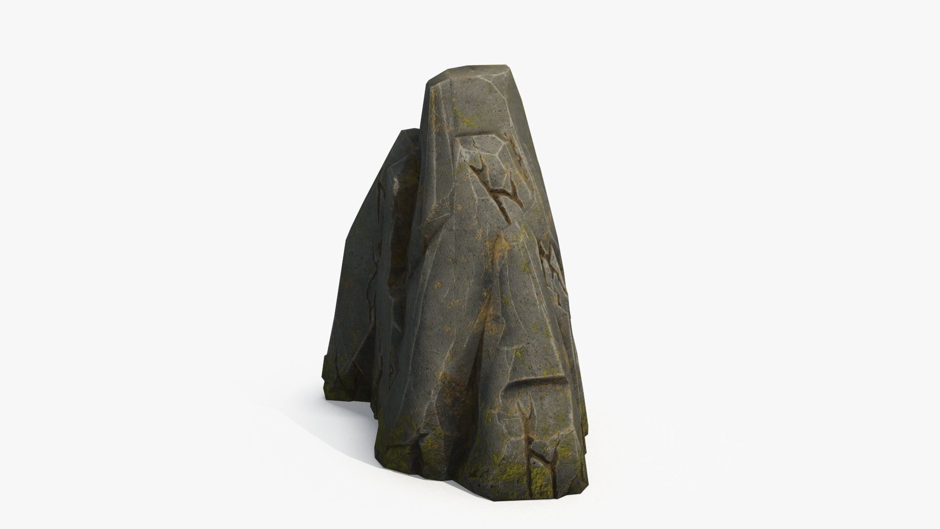 Stone  v4 Low-poly 3D model_11