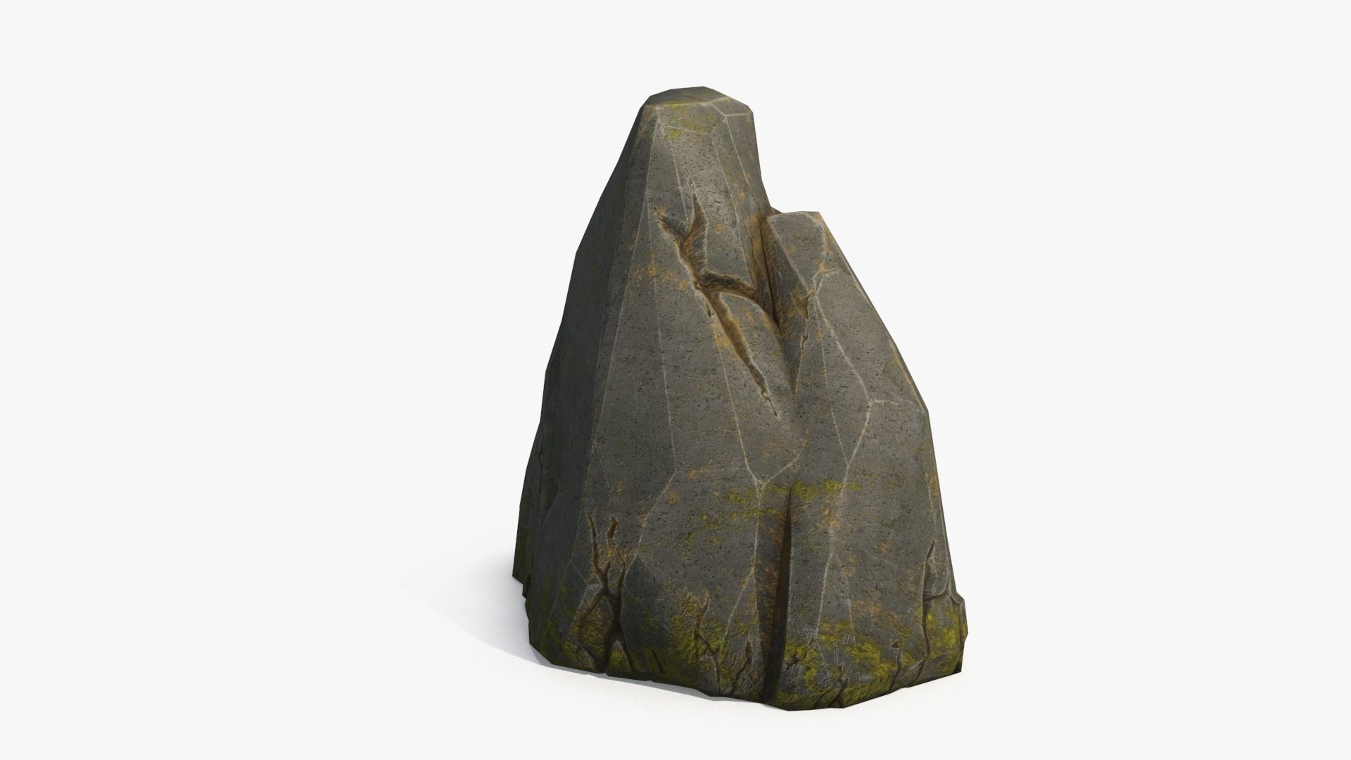 Stone  v4 Low-poly 3D model_6