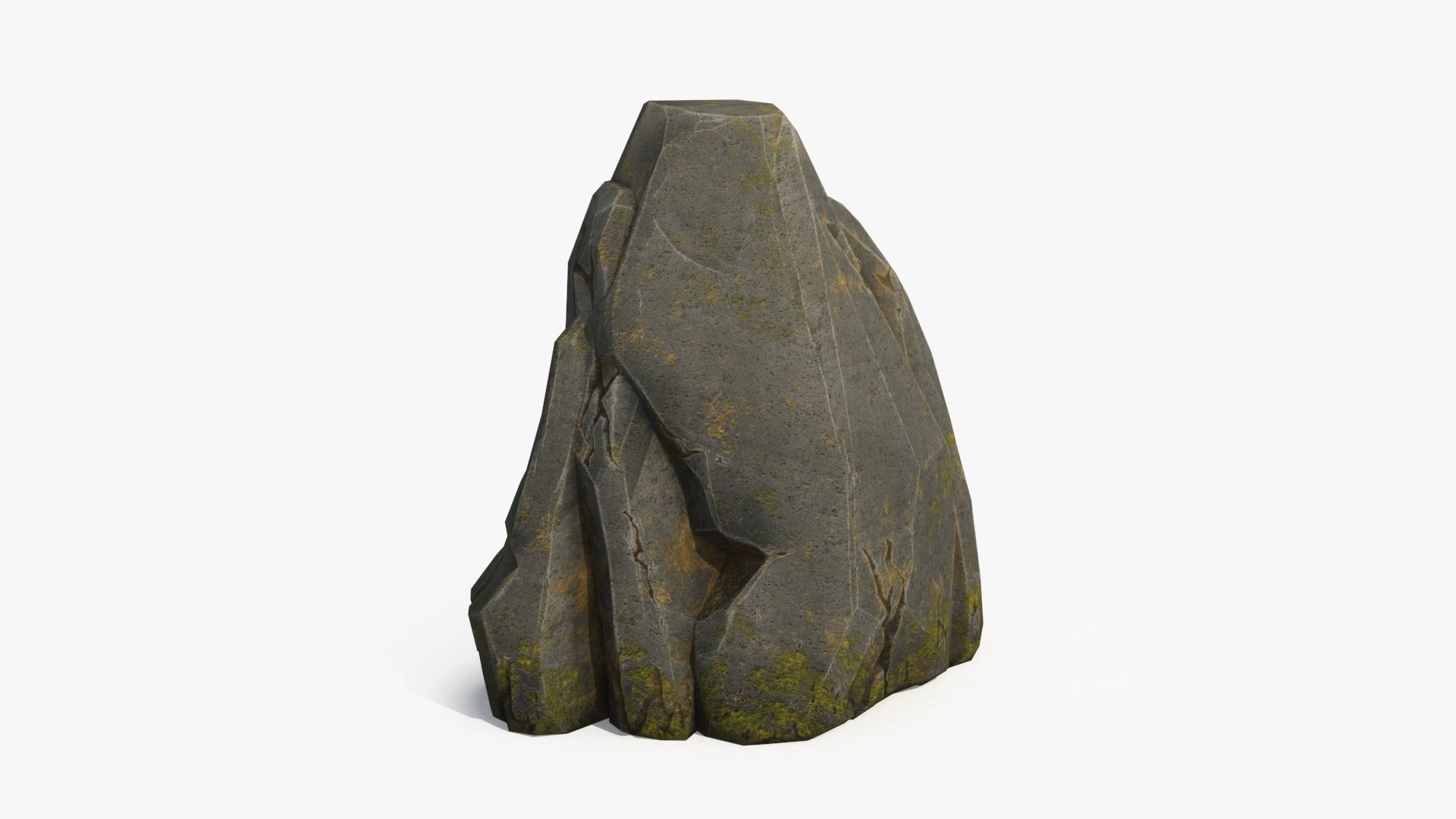 Stone  v4 Low-poly 3D model_8