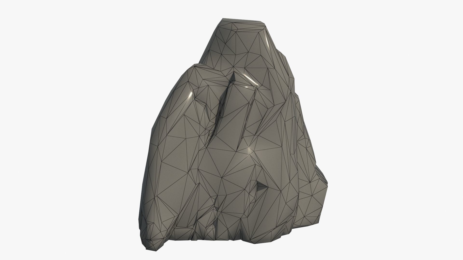 Stone  v4 Low-poly 3D model_13