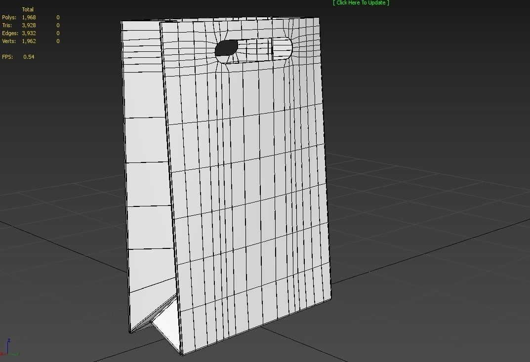 Paper Bag  M07 Low-poly 3D model_7