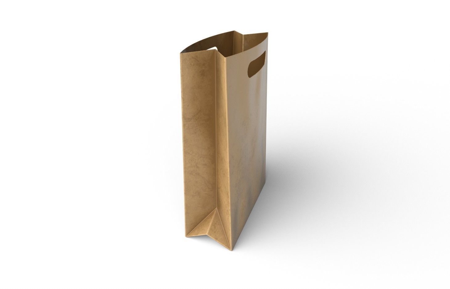 Paper Bag  M07 Low-poly 3D model_5