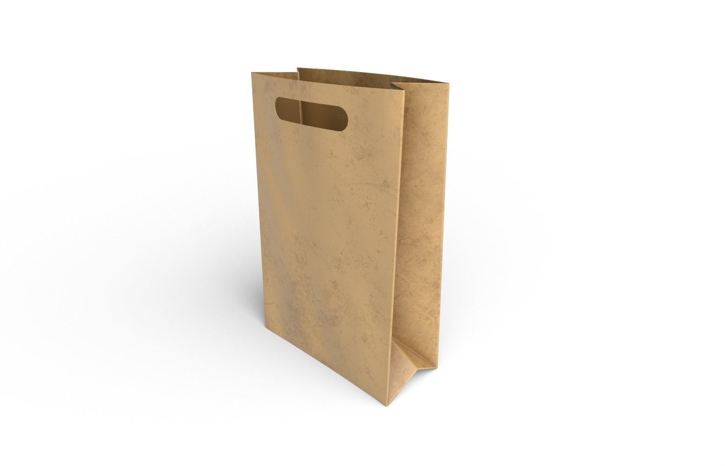 Paper Bag  M07 Low-poly 3D model_4