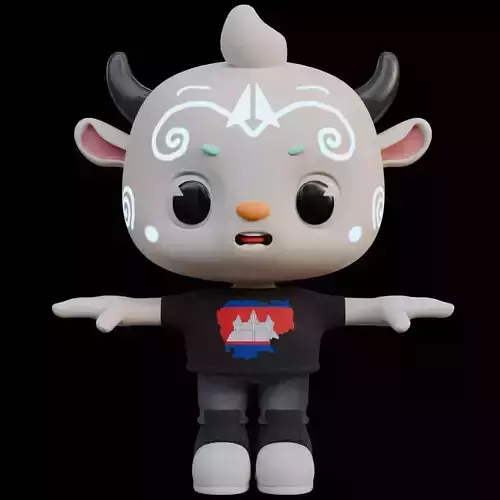 Cow Mascot  