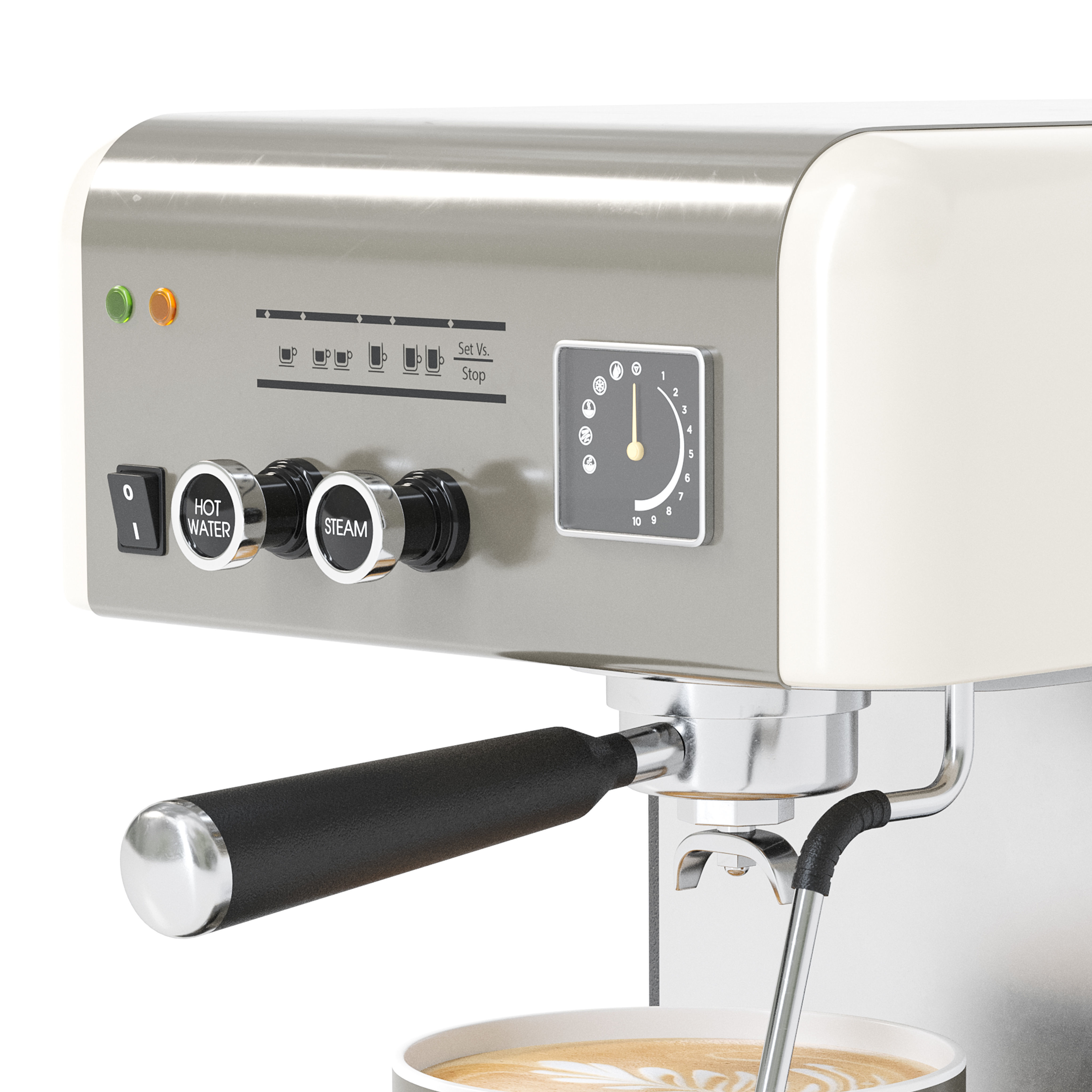 Espresso Coffee Machine 05 3D model_5