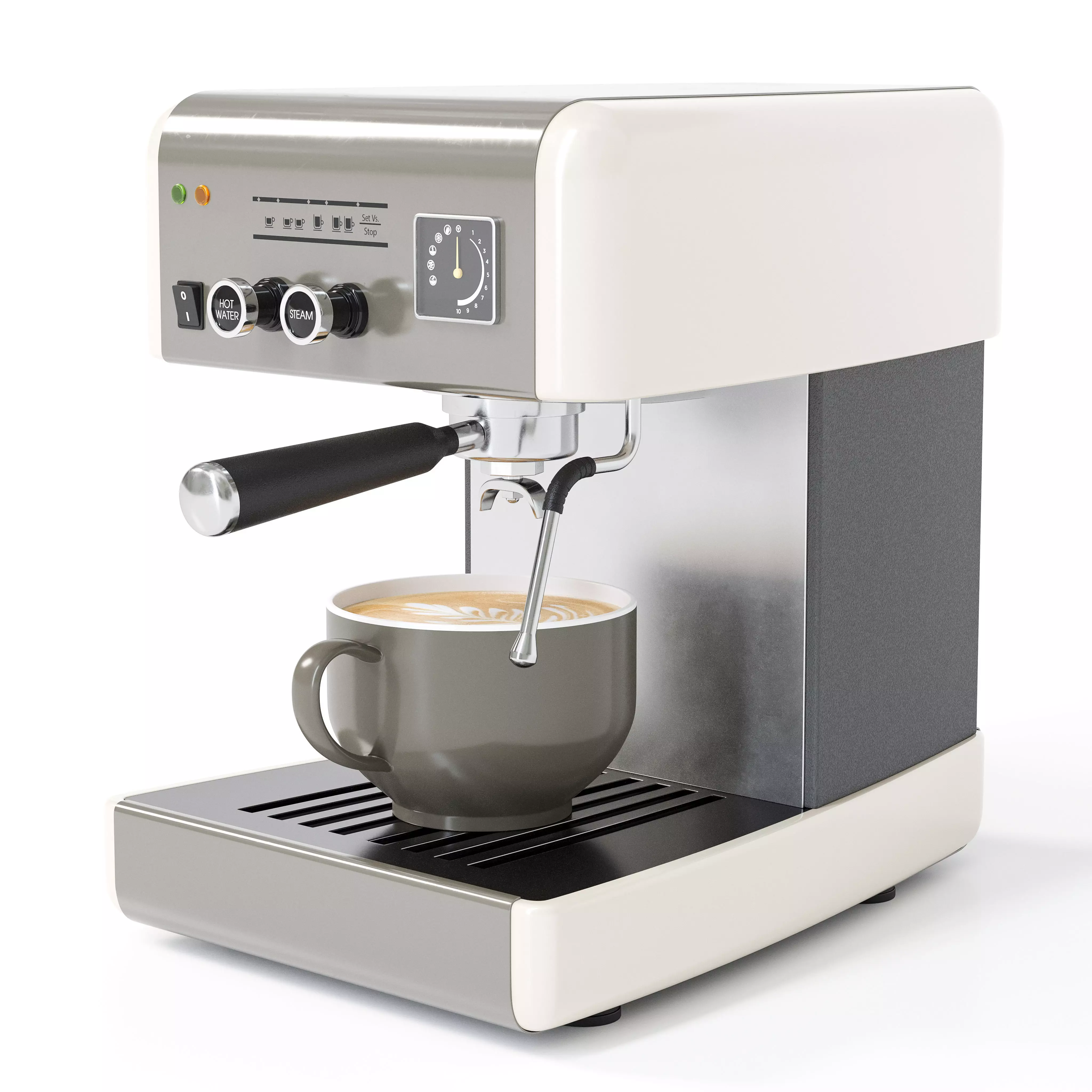 Espresso Coffee Machine 05 3D model_0