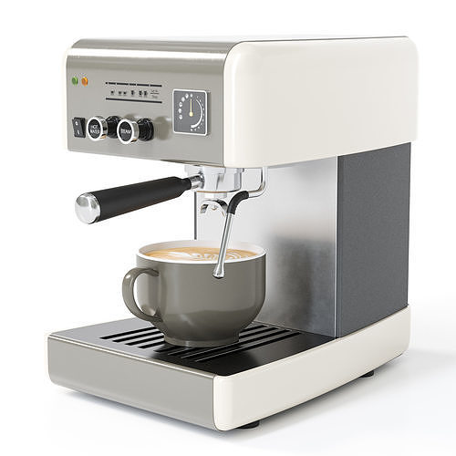 Espresso Coffee Machine 05 3D model