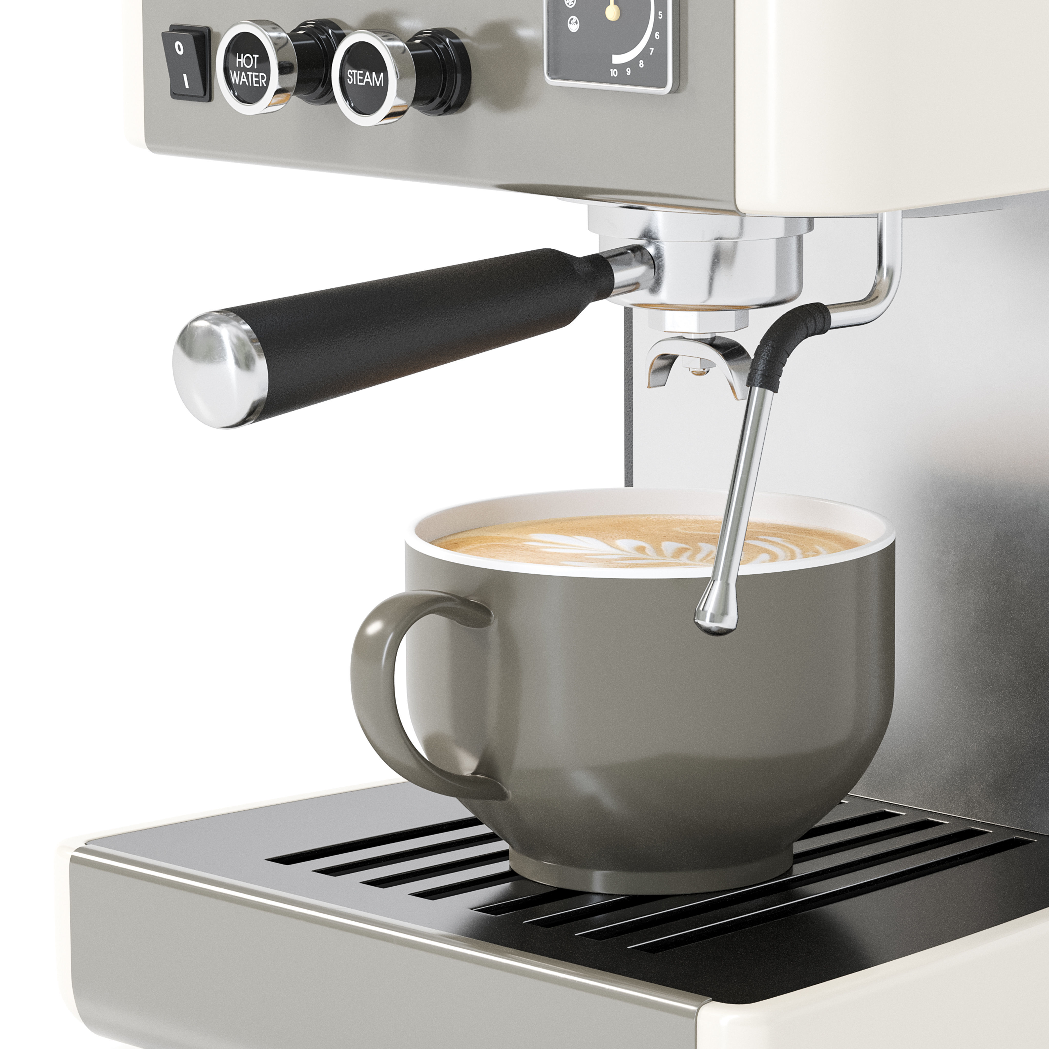 Espresso Coffee Machine 05 3D model_4