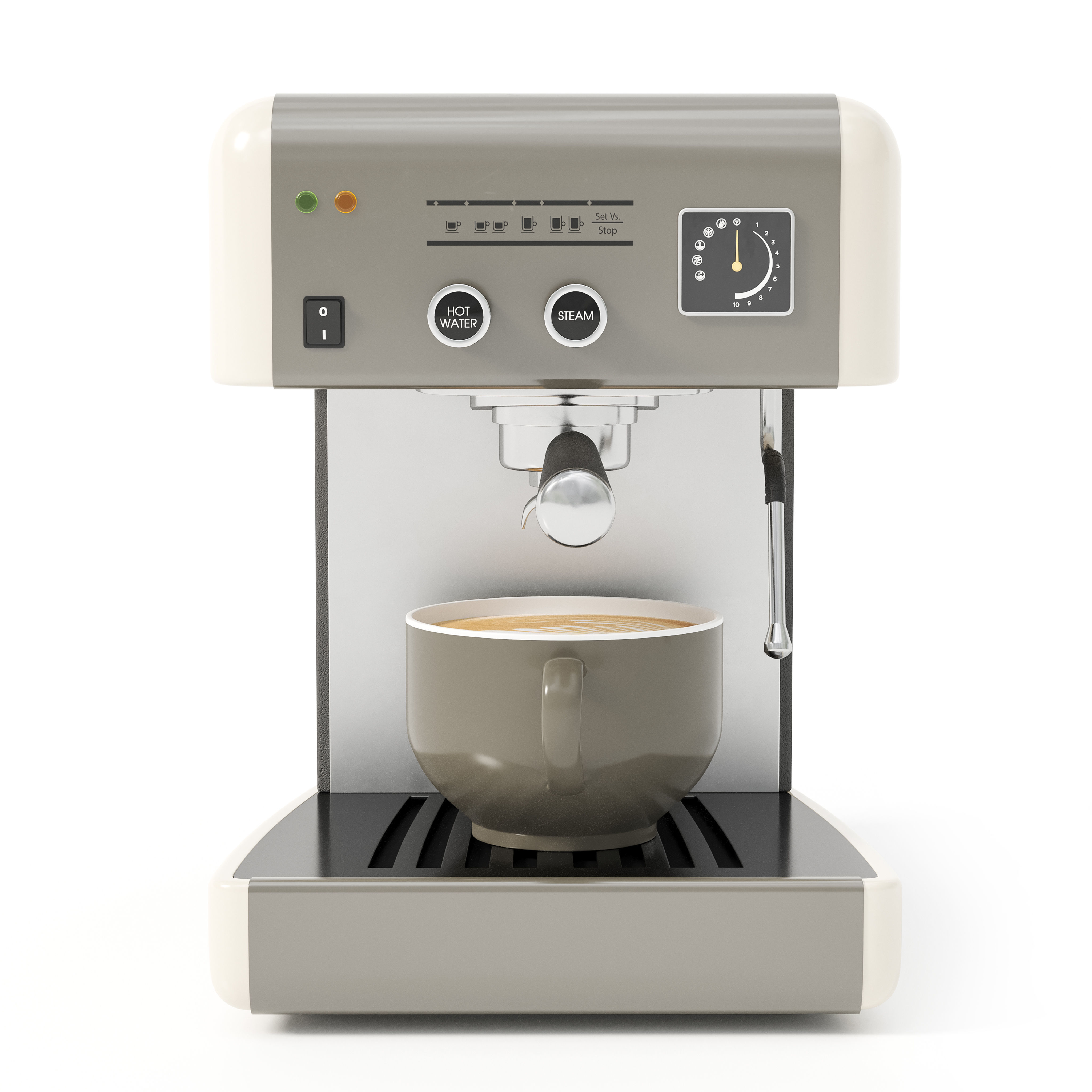 Espresso Coffee Machine 05 3D model_1