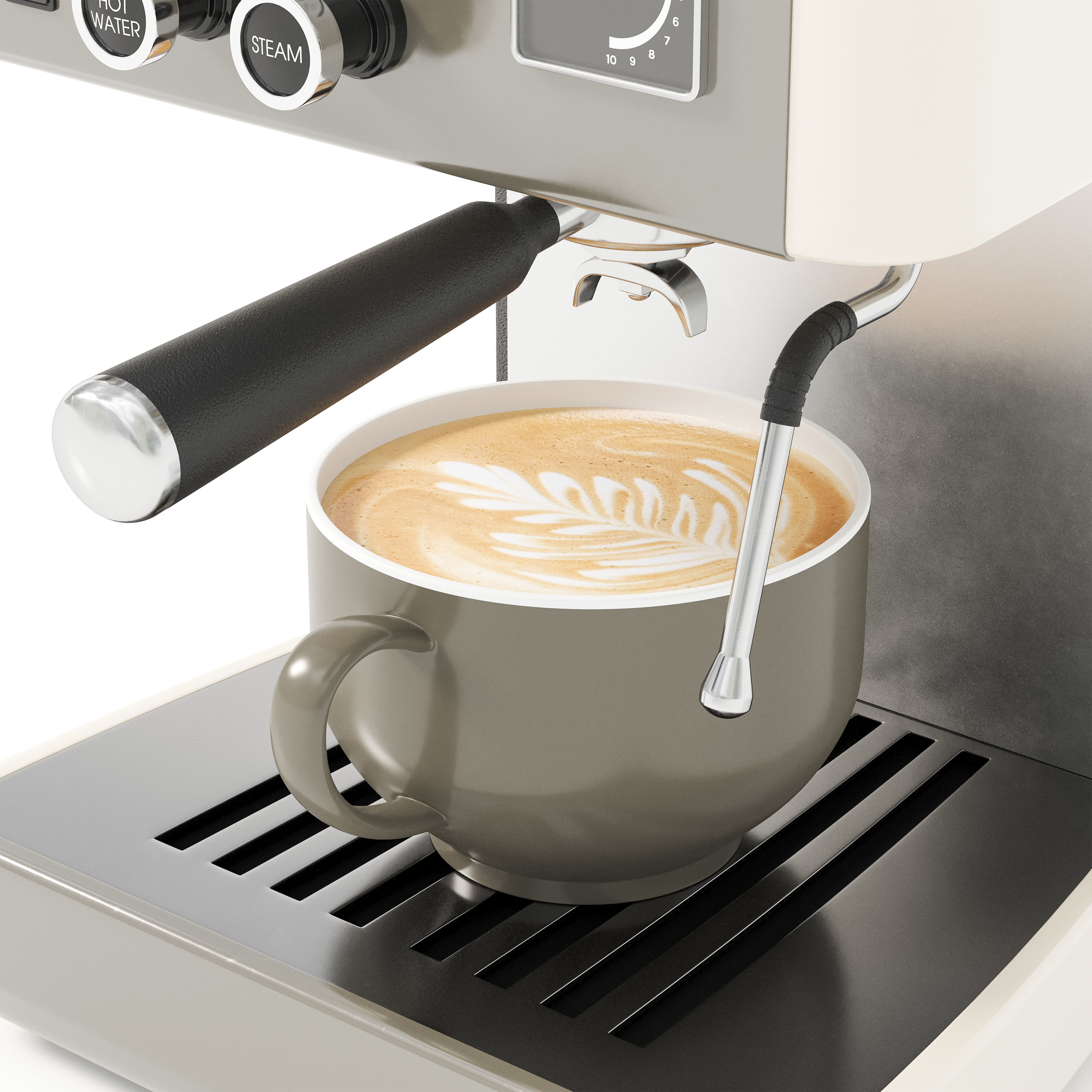 Espresso Coffee Machine 05 3D model_2