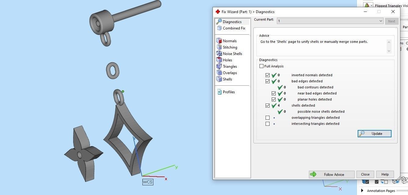 Louis Vuitton earrings  3D print model_7