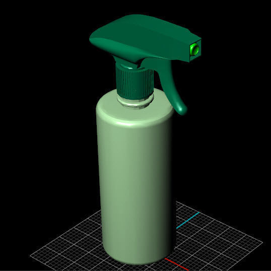 3D Model of the Spray Low-poly 3D model_4