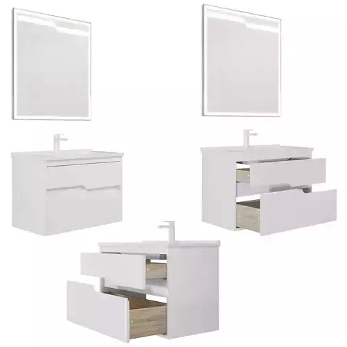 Furniture set Modena 65-85-100 gloss white