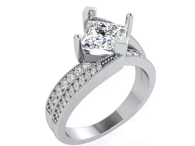 Rhombus Tension Ring 3590