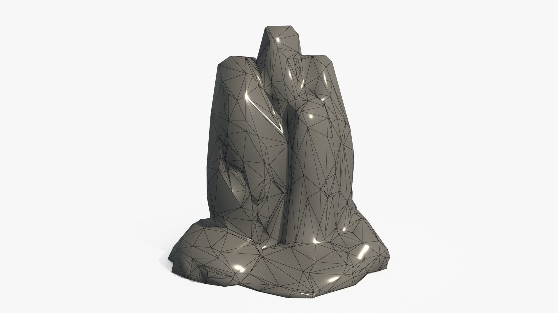 Stone v5 Low-poly 3D model_12
