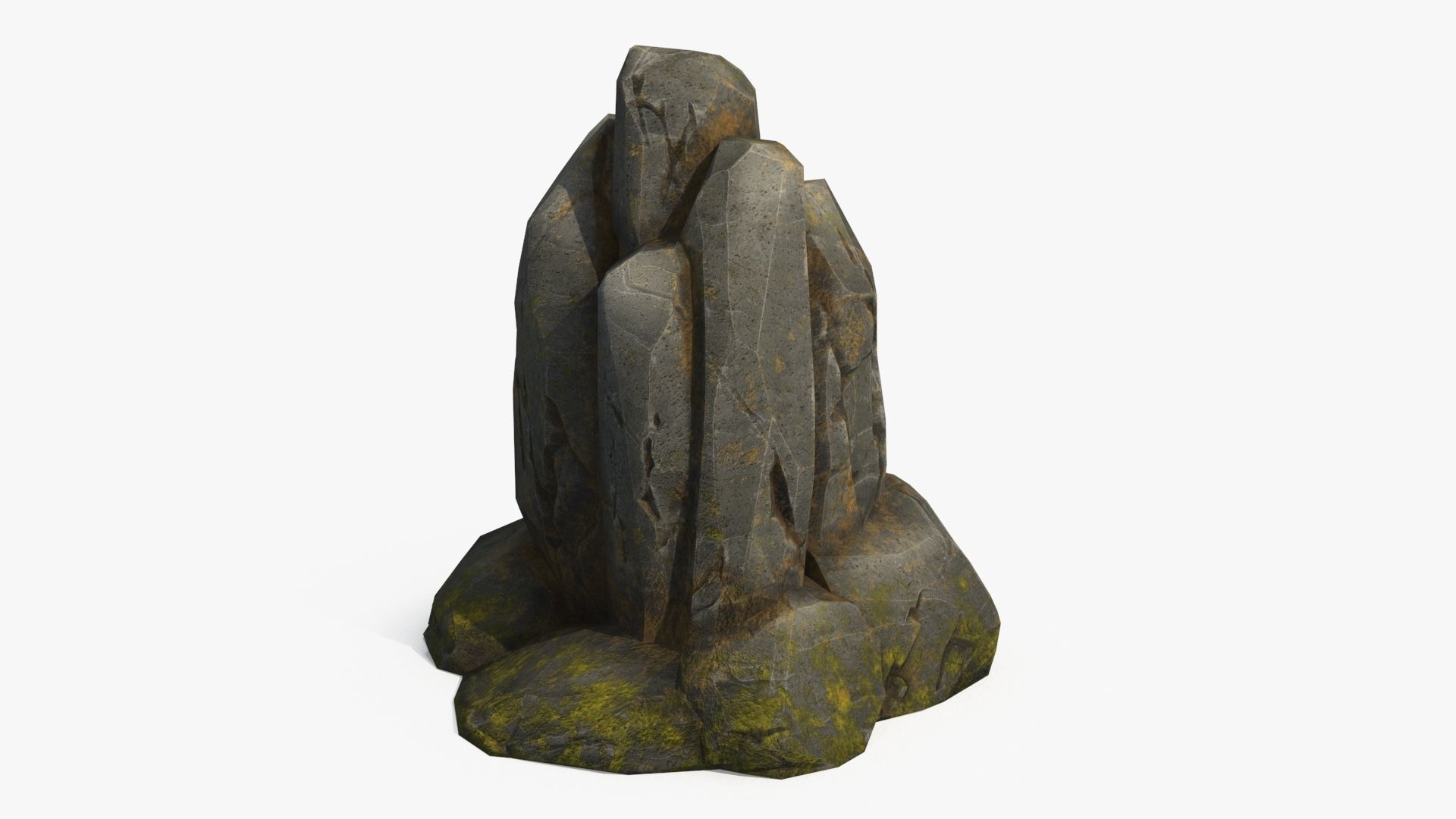 Stone v5 Low-poly 3D model_10