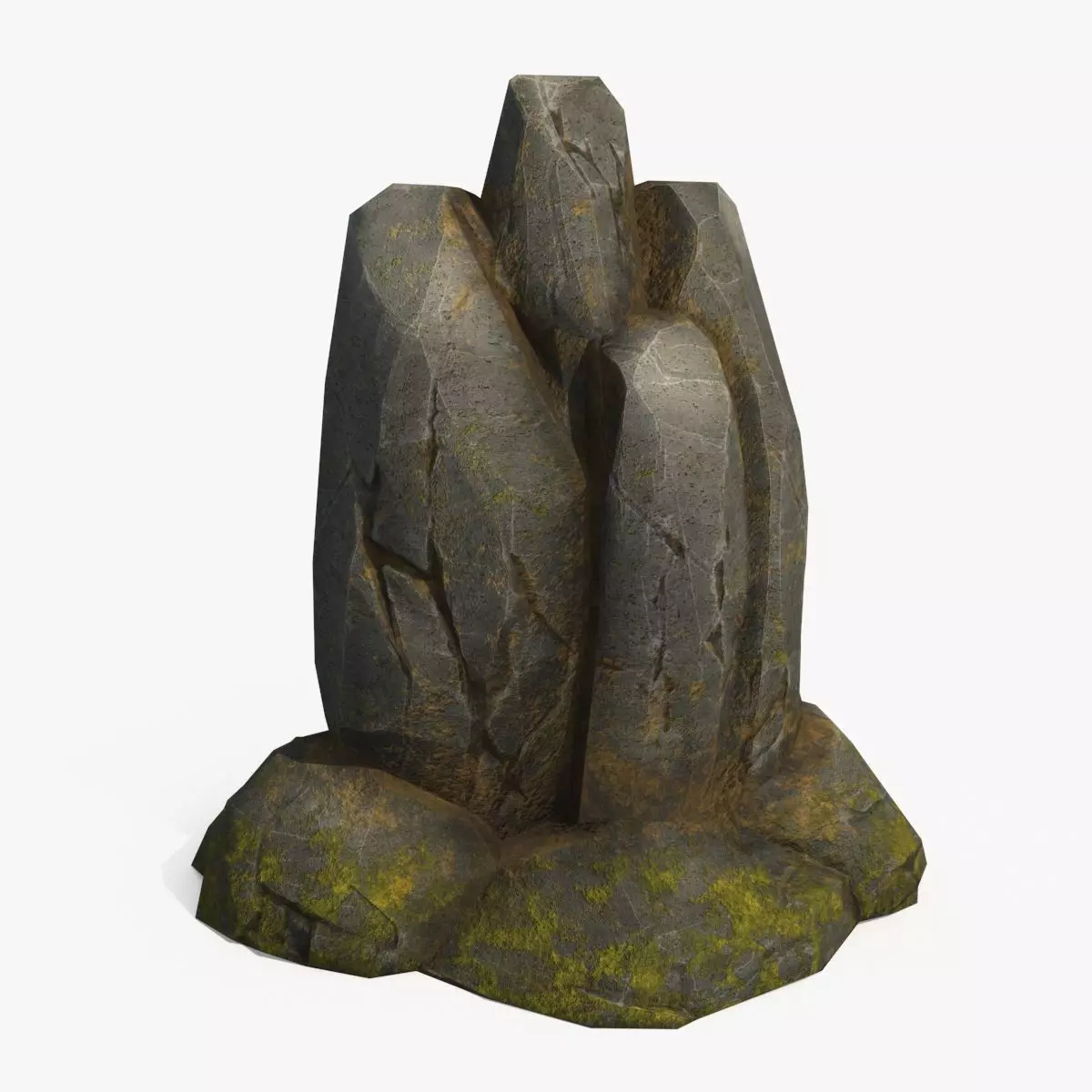 Stone v5 Low-poly 3D model_0