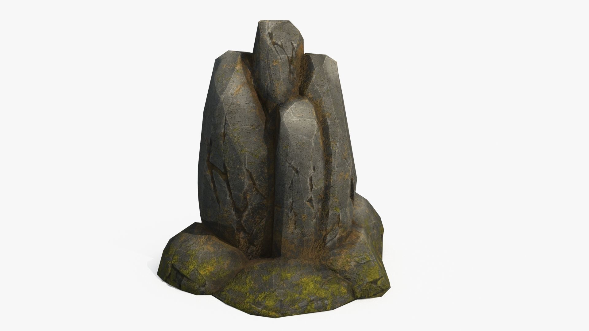 Stone v5 Low-poly 3D model_11