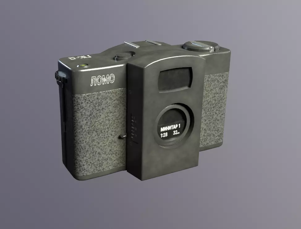 LOMO LC-A Low-poly 3D model_0