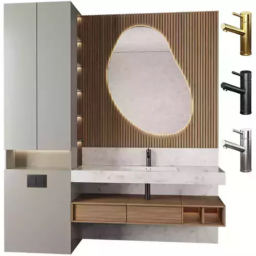 Bathroom Furniture 10-Vigo 3D model
