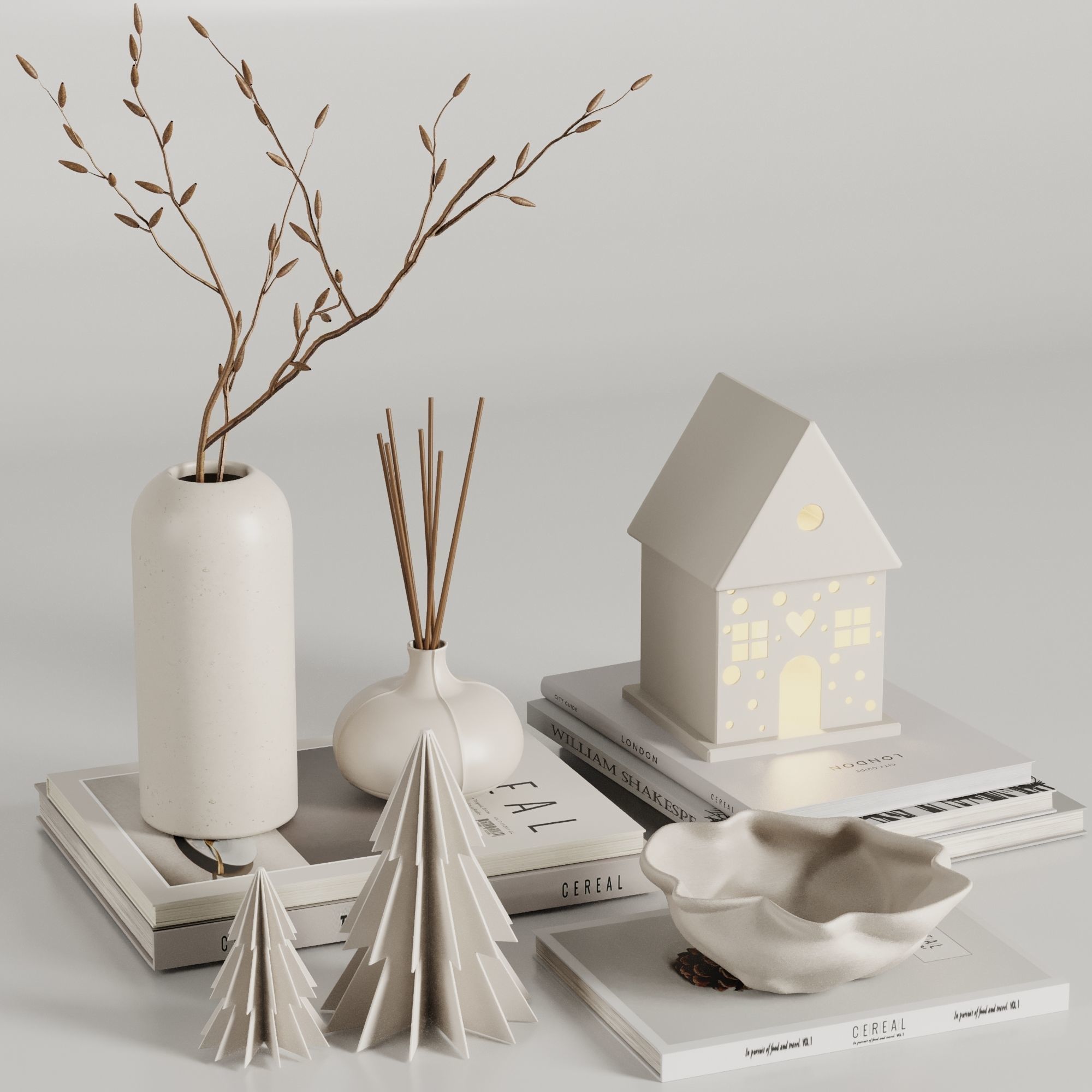 Decorative Set36 3D model_1