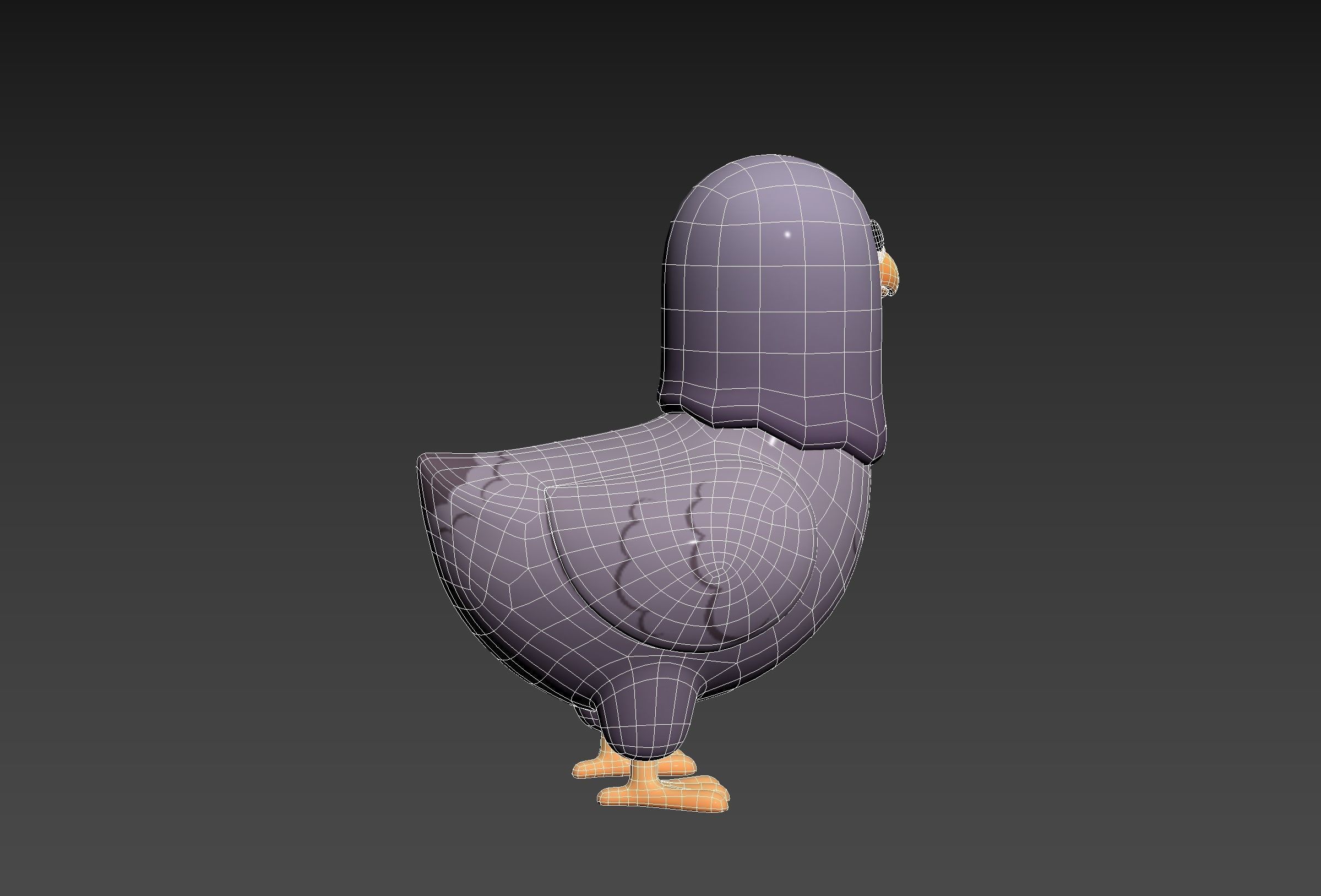 Character274 Pigeon 3D model_22