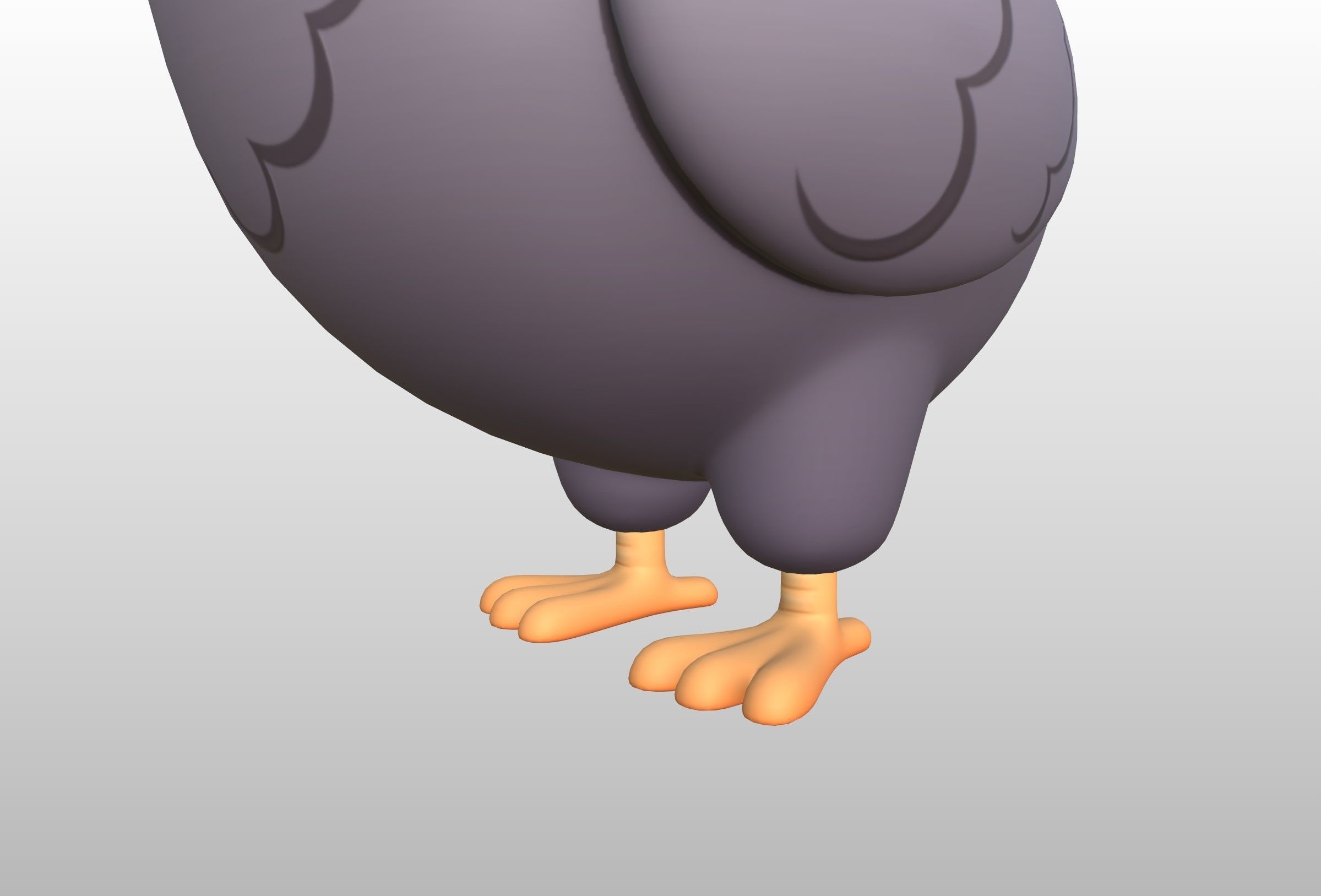 Character274 Pigeon 3D model_16