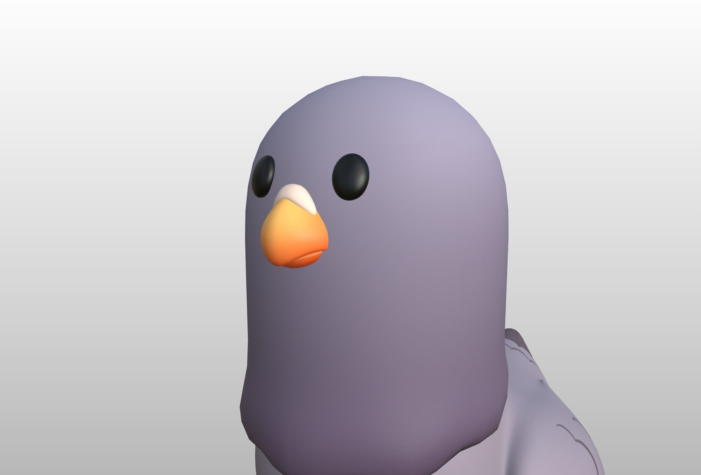 Character274 Pigeon 3D model_17