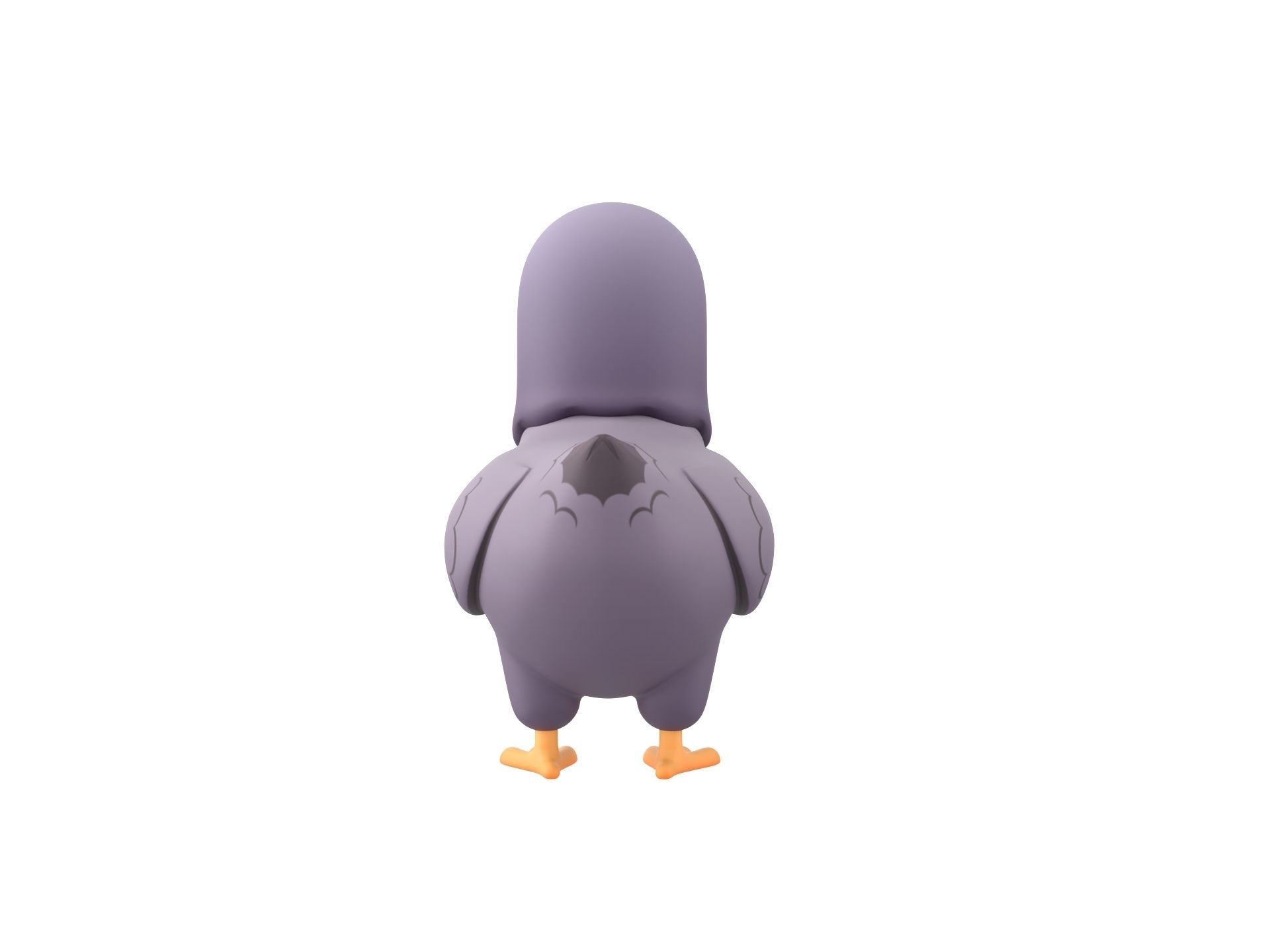 Character274 Pigeon 3D model_5