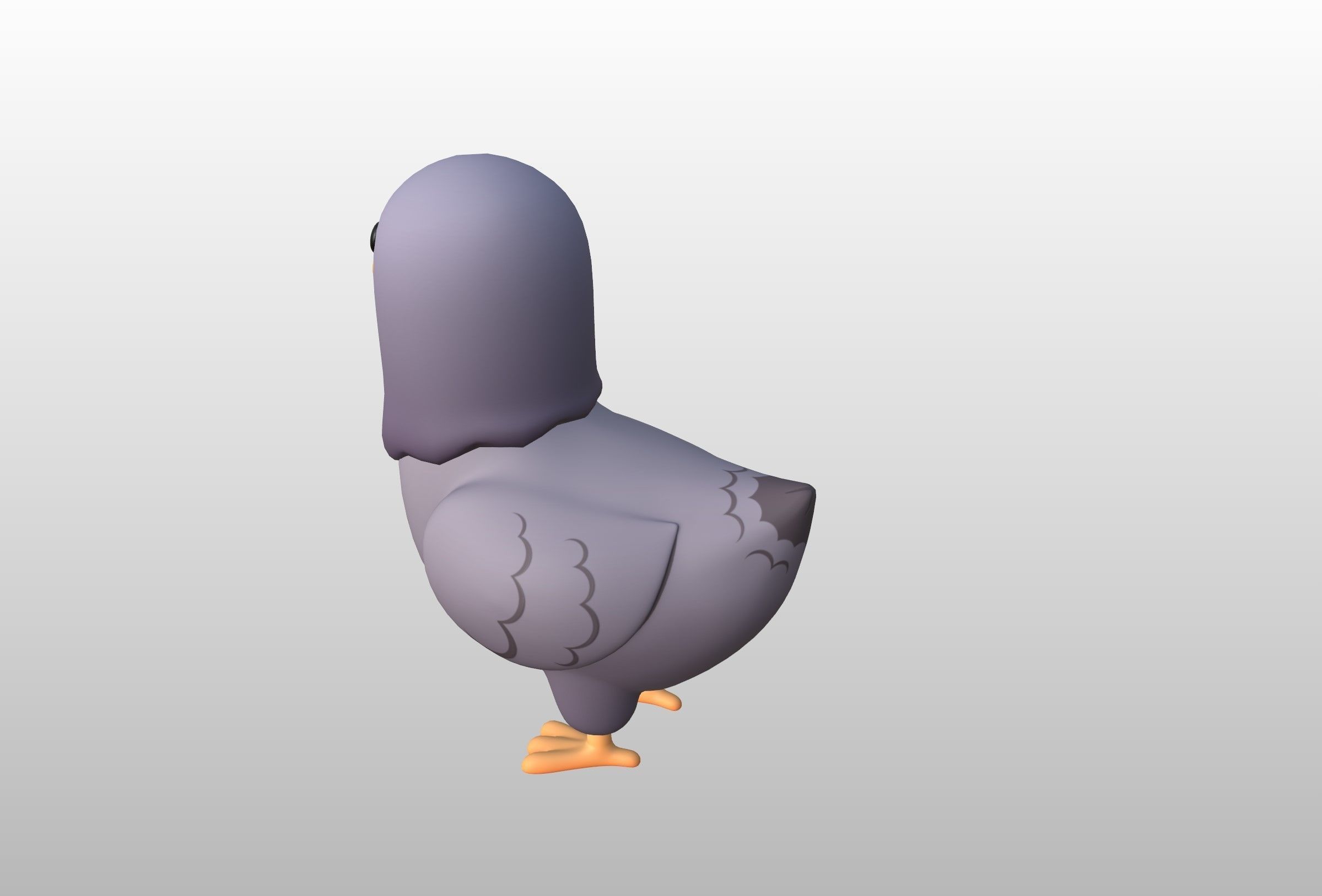 Character274 Pigeon 3D model_15