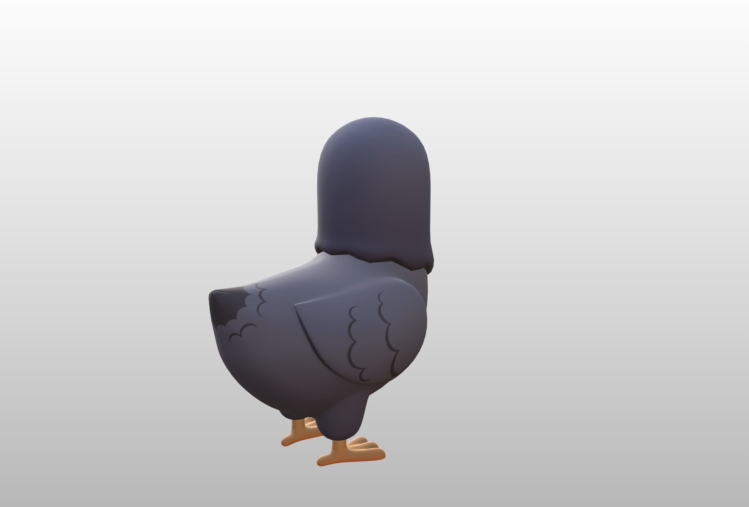 Character274 Pigeon 3D model_13