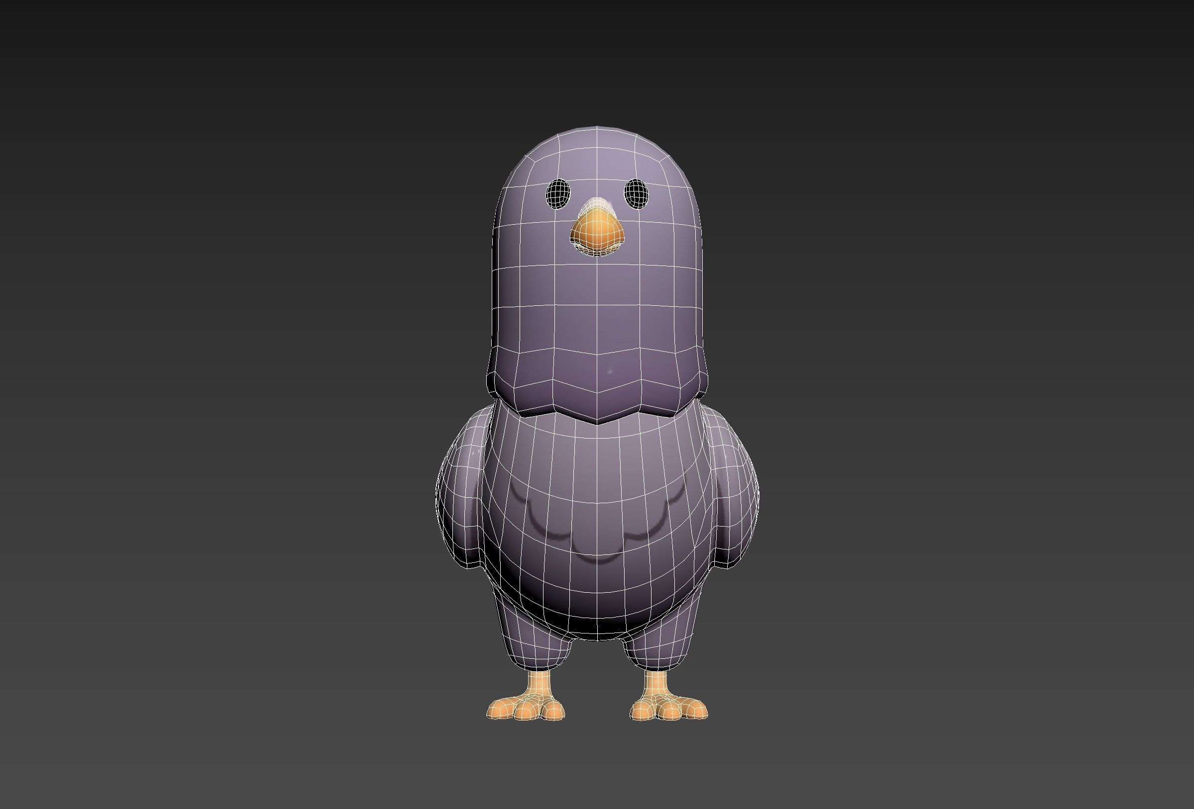 Character274 Pigeon 3D model_21