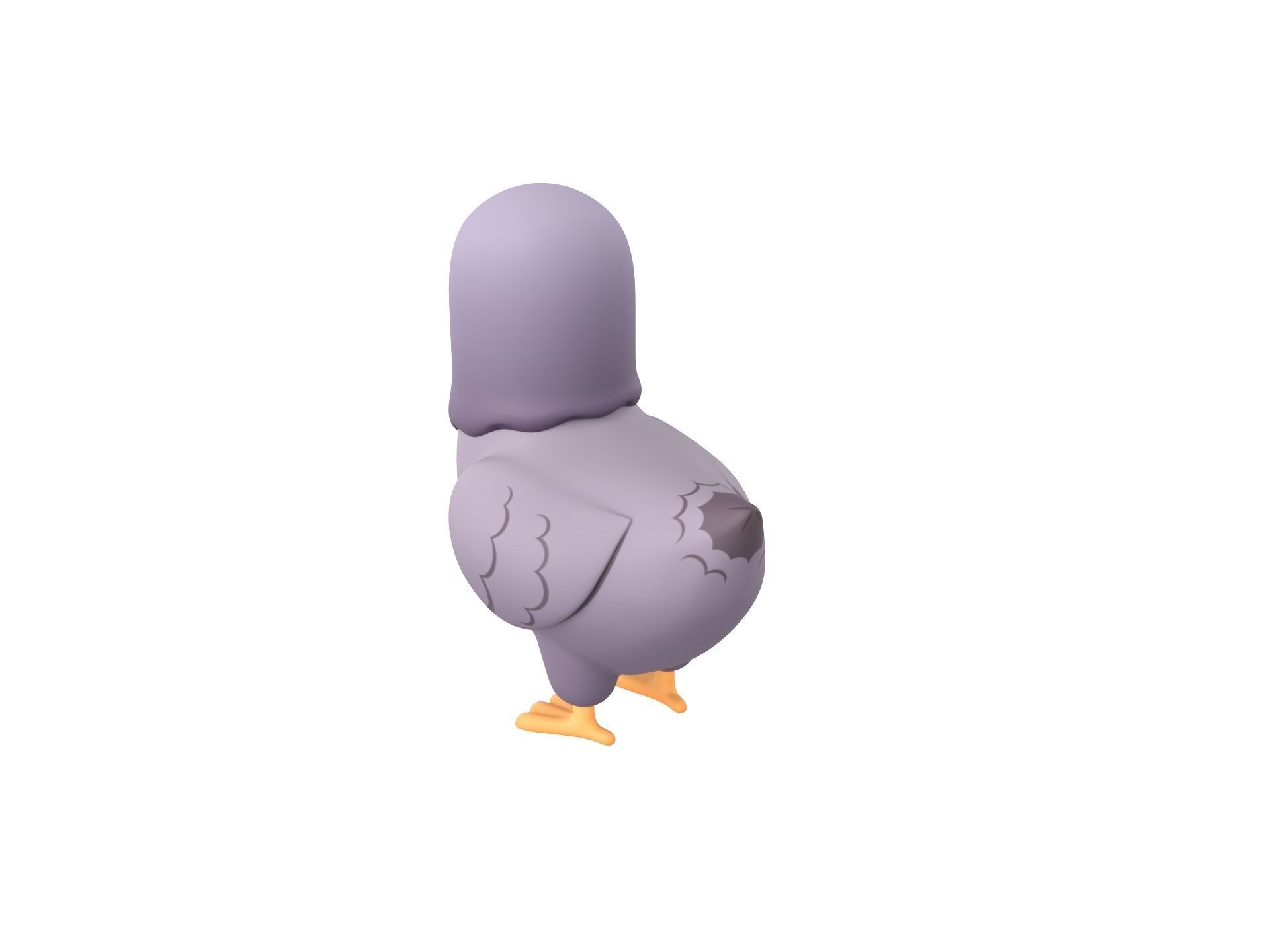 Character274 Pigeon 3D model_6