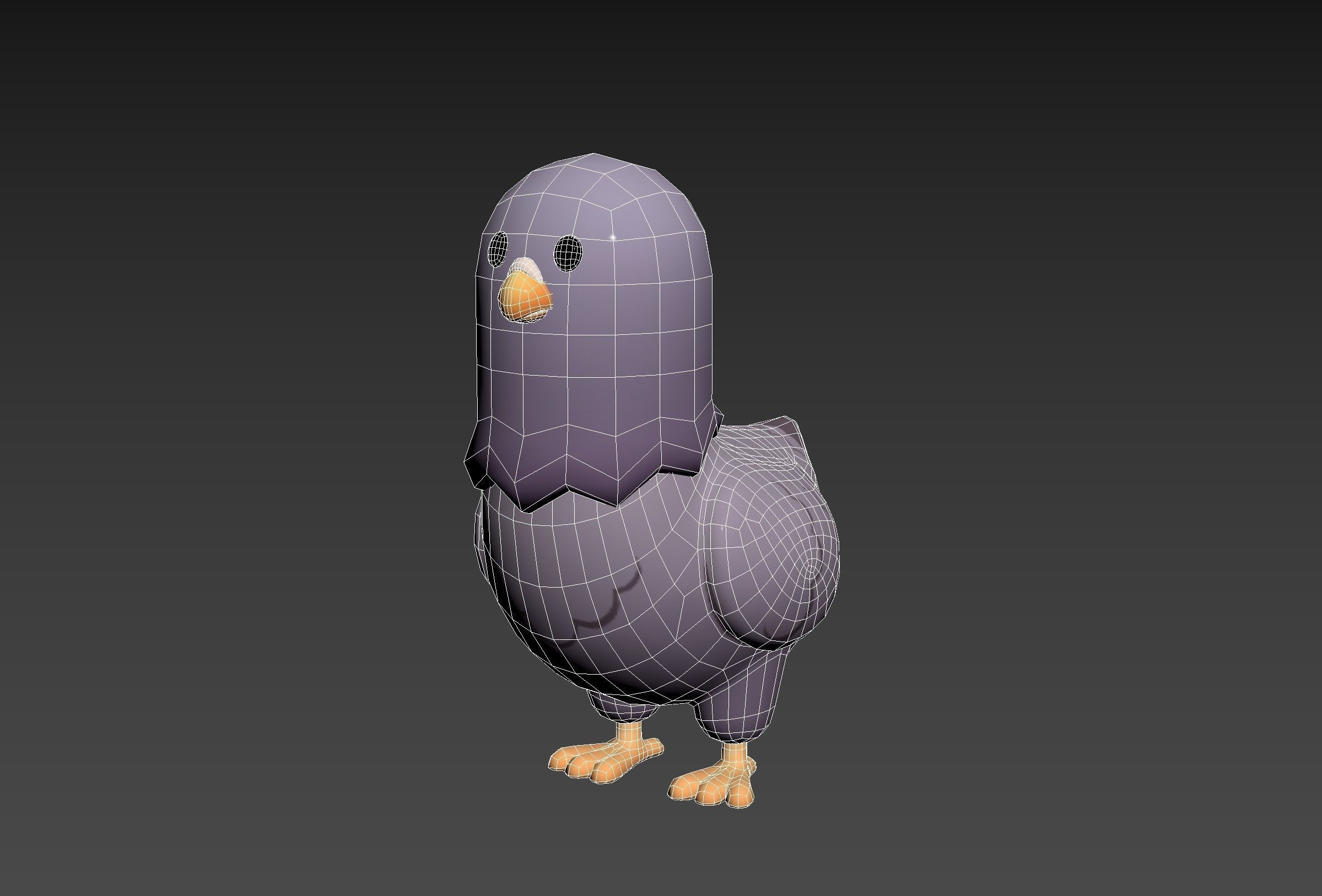 Character274 Pigeon 3D model_19