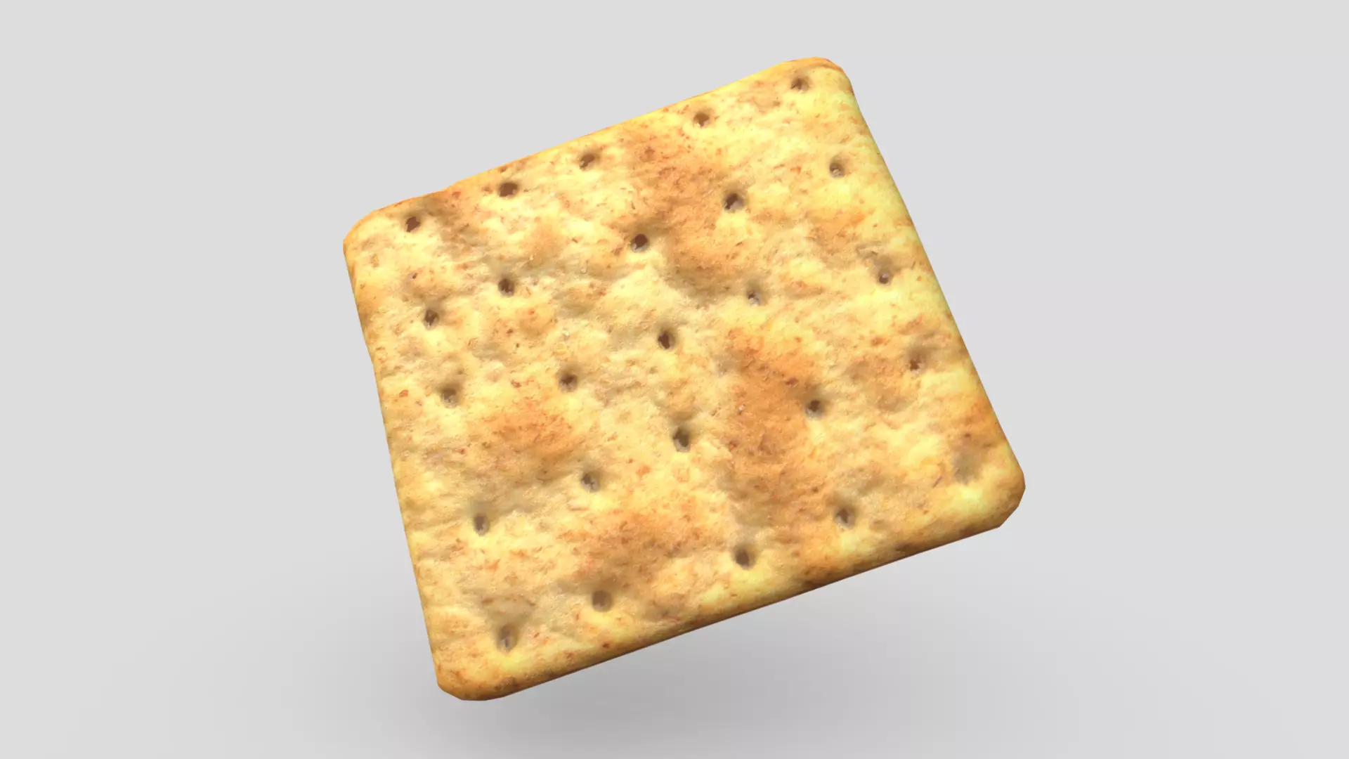 Cracker Low-poly 3D model